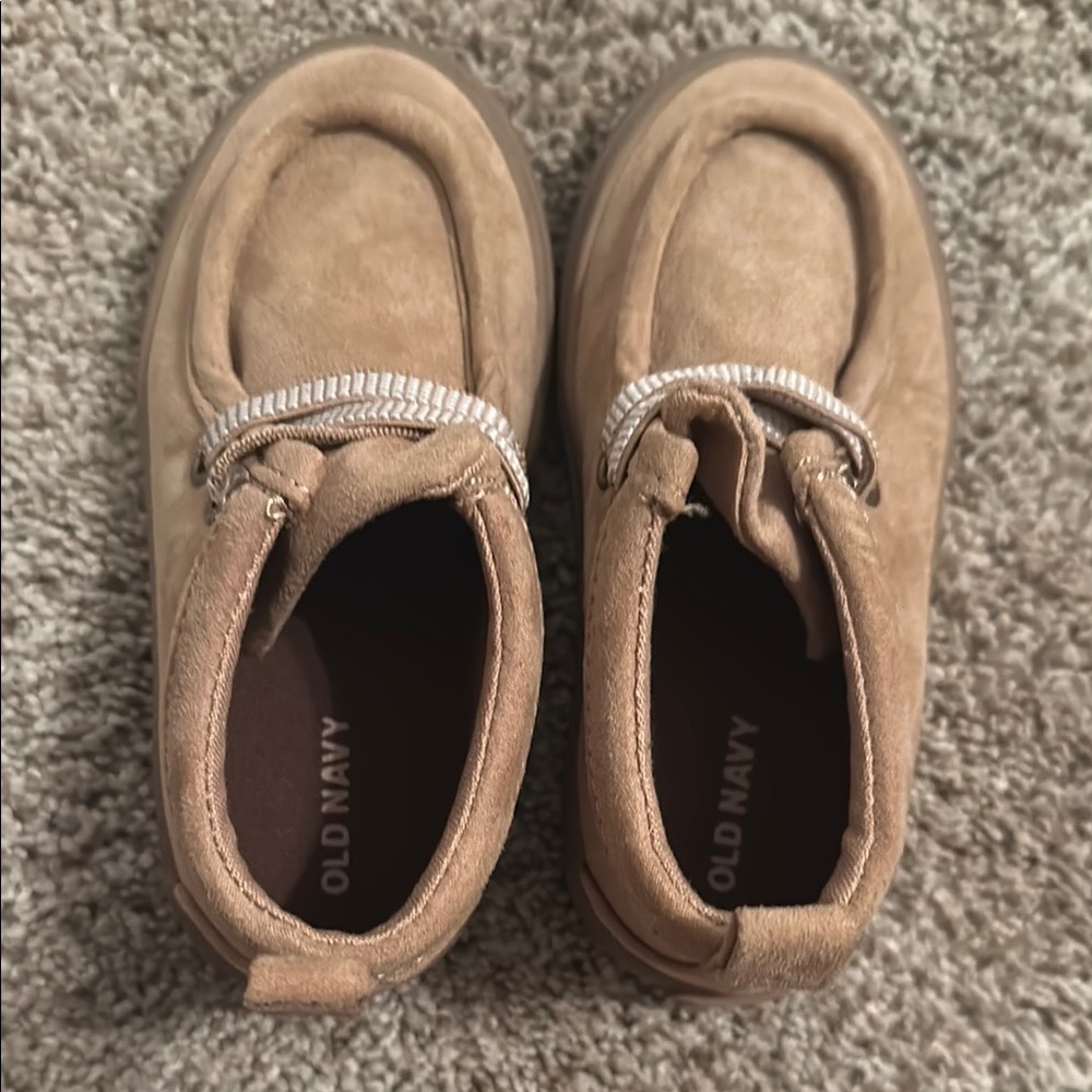 Old Navy Light Brown Suede Loafers